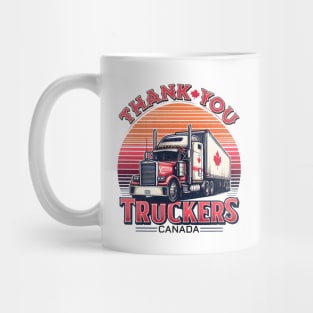 Thank You Truckers Canada Mug